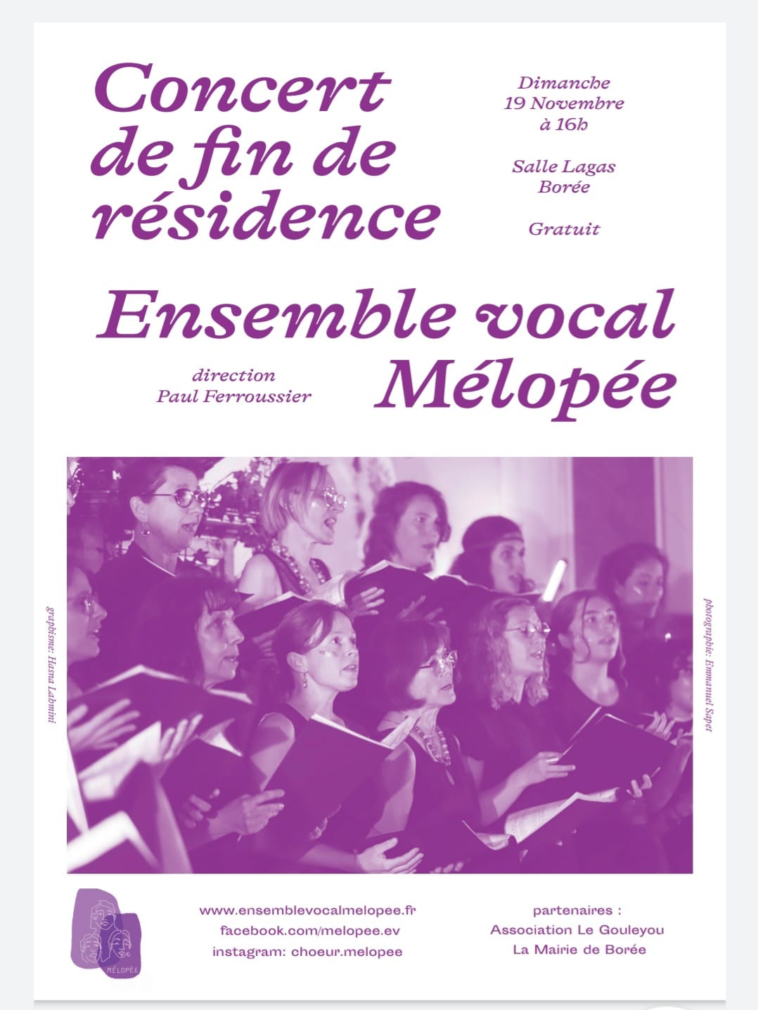 Restitution borée affiche
